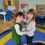 Taniec z balonami - Eliana i  Emilka