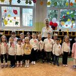uroczystość z okazji 11 listopada 
udział w akcji ,,Szkoła do hymnu